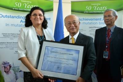 Organismo Internacional de Energ&iacute;a At&oacute;mica otorga premio al Per&uacute;