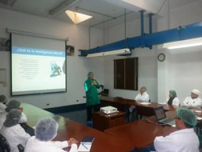 Personal de la Direcci&oacute;n de Producci&oacute;n del IPEN particip&oacute; en conferencia sobre &Eacute;tica y moral en la funci&oacute;n p&uacute;blica