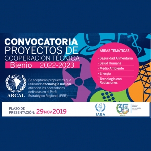 Convocatoria para Presentaci&oacute;n de Propuestas de Proyectos ARCAL  ciclo 2022-2023